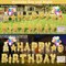 18 Pcs Happy Birthday Yard Sign with 32.8 ft Led Light, 16” Large Size Happy Birthday Yard Sign with Stakes, Weatherproof Personalized Birthday Yard Signs, Outdoor Lawn Garden Party Decoration(Gold)